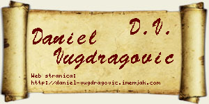 Daniel Vugdragović vizit kartica